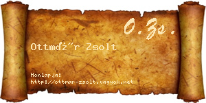 Ottmár Zsolt névjegykártya